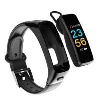 J16 Bluetooth Earphone Wristband Smart Heart Rate Bracelet Calls Receive/Reject