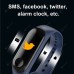 M3 Smart Health Pedometer/Heart Rate/Blood pressure/Sleep monitor Bracelet -Blue