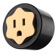 X7 Flower Face WiFi Smart Plug Mini Wireless Remote Control Outelet Fit for Alexa / Google Home