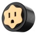X7 Flower Face WiFi Smart Plug Mini Wireless Remote Control Outelet Fit for Alexa / Google Home
