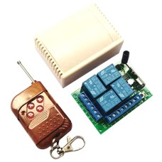 FYZ1331 433MHz Universal Wireless Remote Control Switch DC12V4 Way Relay Receiving Module