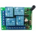 FYZ1331 433MHz Universal Wireless Remote Control Switch DC12V4 Way Relay Receiving Module