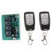 FYZ1140 DC 12V 4CH Wireless Remote Control Switch for Garage Door Car Alarm Home Security Short-range Wireless Remote Control Industrial Control Products