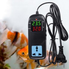 MH2000 LED Digital Display Breeding Temperature Controller Electronic Thermostat Thermocouple with Socket AC 90V-250V