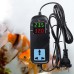 MH2000 LED Digital Display Breeding Temperature Controller Electronic Thermostat Thermocouple with Socket AC 90V-250V