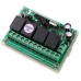 FYZ1471 DC12V 4CH 433M Universal Wireless Remote Control Switch DC12V4 Way Relay Receiving Module + RF Remote Launch RC
