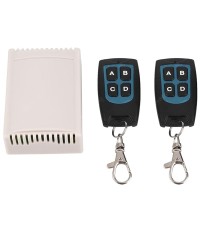 FYZ1344 433MHz Universal DC12V4 Way Relay Receiving Module with 2 RF Remote Launch Remote Control