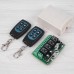 FYZ1344 433MHz Universal DC12V4 Way Relay Receiving Module with 2 RF Remote Launch Remote Control