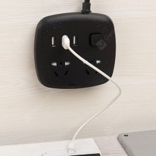Home Smart Socket Creative Double Usb Plug Wall Switch Socket Multi-function Plug