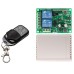 FYZ1130 AC 85V 110V 220V 2CH Relay Receiver Module + RF 433mHz 4-button Remote Control