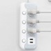 Creative Wiring Board Plug-in Home Multi-function Smart Desktop Socket With USB Patch Panel Security Door Patch Panel