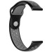 A1608 20mm Width Two-color Strap for Huami AMAZFIT Youth Version BIP Black Gray
