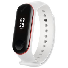 Silicone Smart Watch Strap with Anti-lost Ring for Xiaomi Mi Band 3