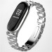 Three Beads Solid Replacement Steel Watch Strap for Xiaomi Mi Band 3