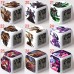 LED Clock Square Alarm Clock Creative Fashion Silent Electronic Table Clock Temperature Version