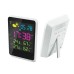 LCD Display Weather Thermometer Hygrometer Alarm Clock